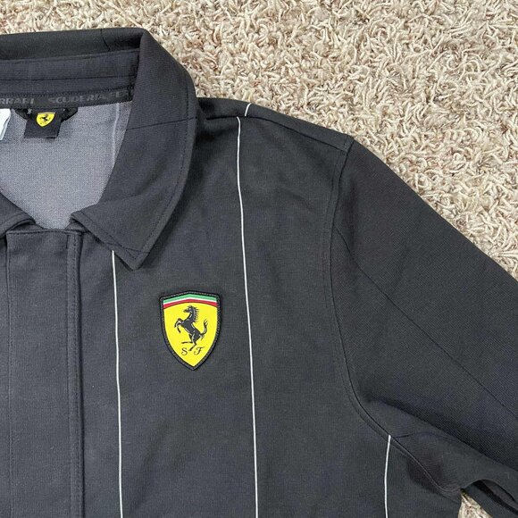 PUMA x Scuderia Ferrari Race Men’s Premium Jacket Black, Size Large (New) - Picture 8 of 16